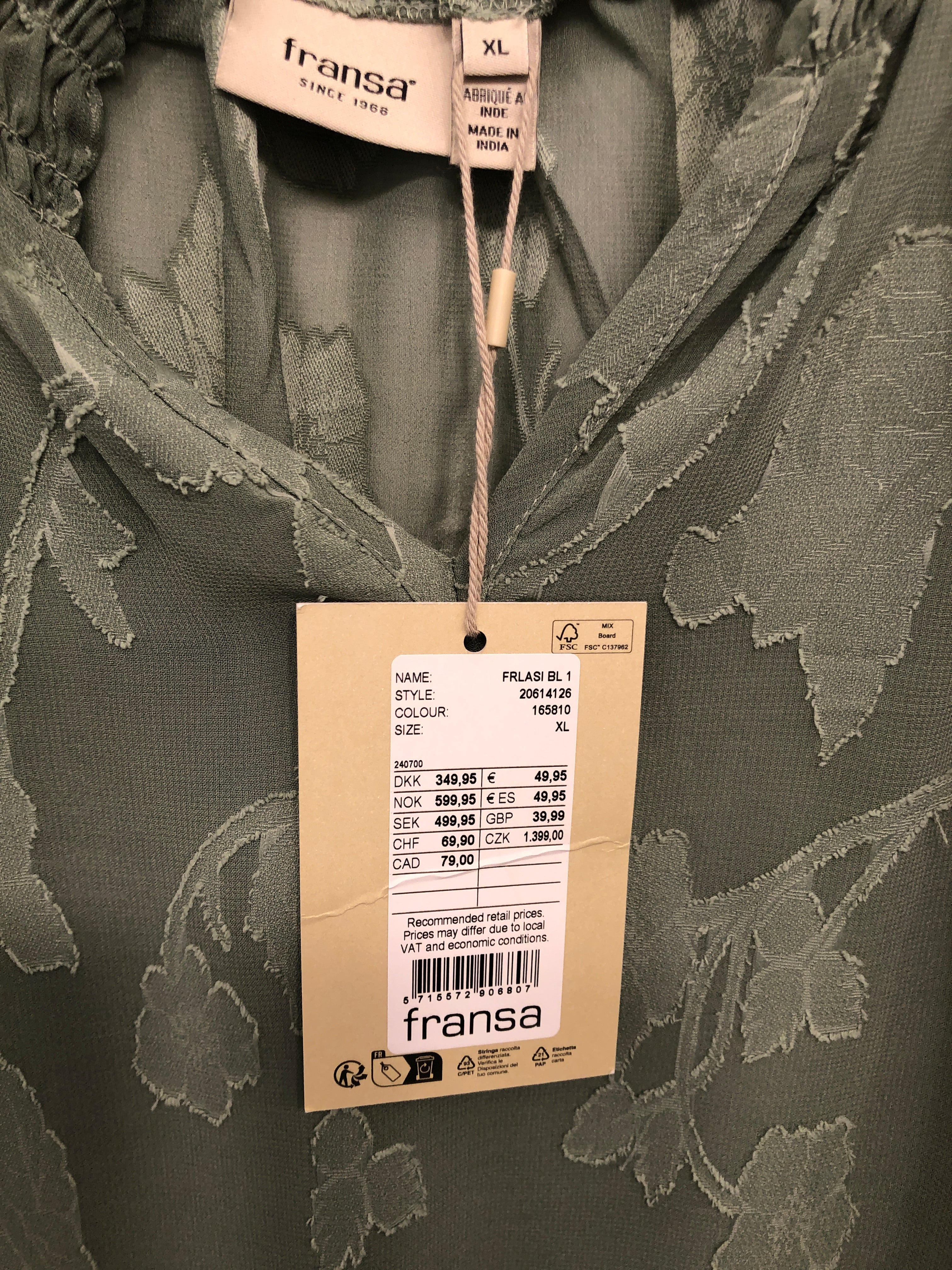 Fransa Bluse